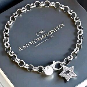 Silver Star Charm Bracelet‎